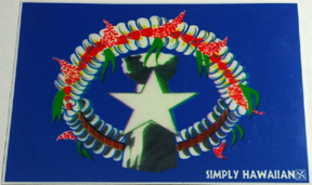 Saipan Flag Sticker