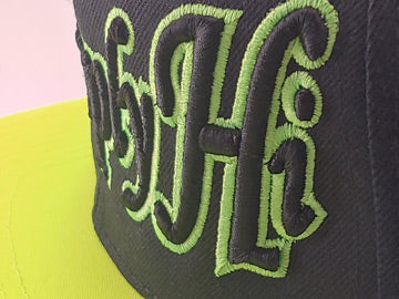 #SimplyHi Safety Green Snap Back Flat Bill! NEW! FREE SHIPPING on this Hat!