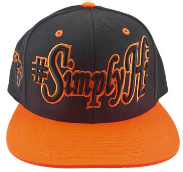 #SimplyHi Safety Orange Snap Back Flat Bill! NEW! FREE SHIPPING on this Hat!