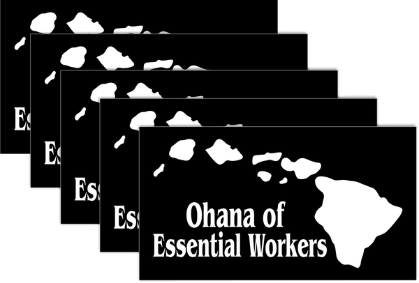 Ohana Of Essential Workers Islands Sticker
