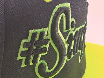 #SimplyHi Safety Green Snap Back Flat Bill! NEW! FREE SHIPPING on this Hat!