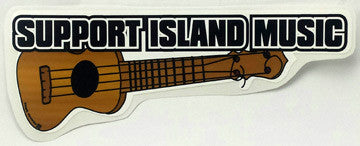 Support Island Music sticker