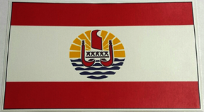 Tahiti Flag Sticker