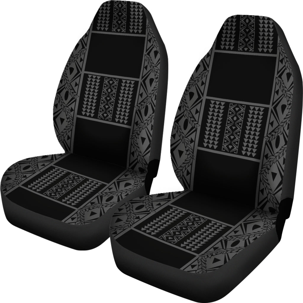 Maile Tribe Black Grey - Car Seat Covers