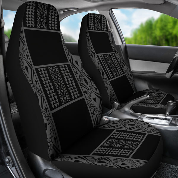 Maile Tribe Black Grey - Car Seat Covers